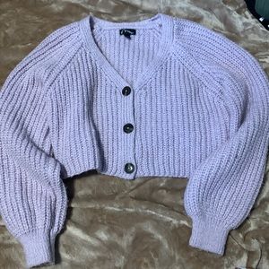girls large purple sweater from brand art class